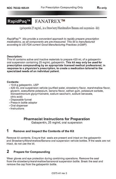 Fanatrex (Instructions Page 1)
